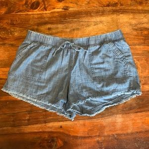 Arizona frayed (jean look) cotton shorts size 9